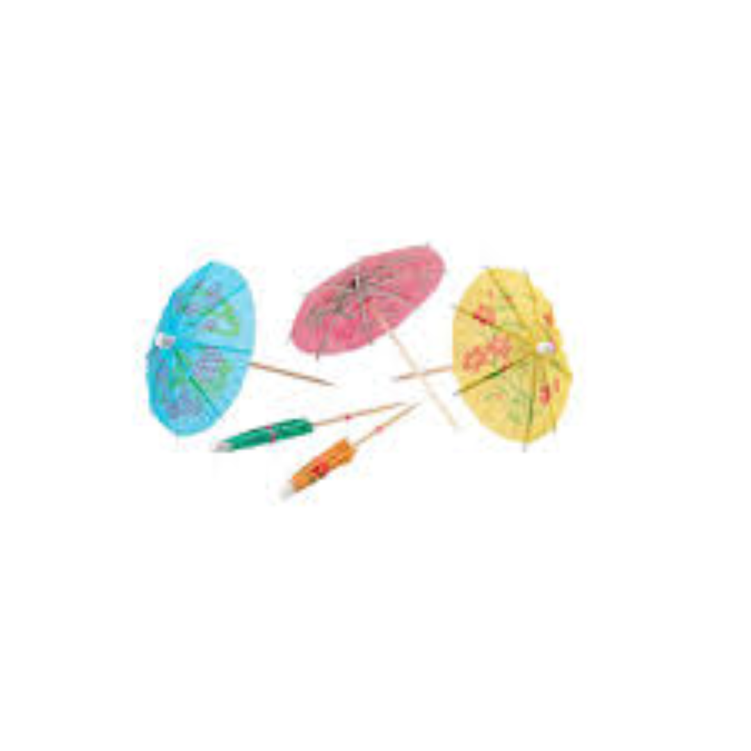 ECSTACY 10CM COCKTAIL UMBRELLA PICKS 50S